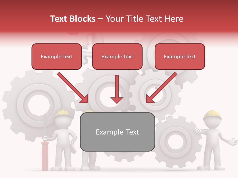 Industry Illustration Mechanism PowerPoint Template