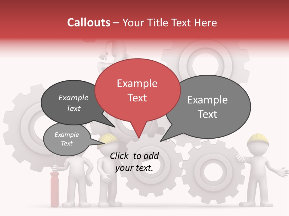 Industry Illustration Mechanism PowerPoint Template