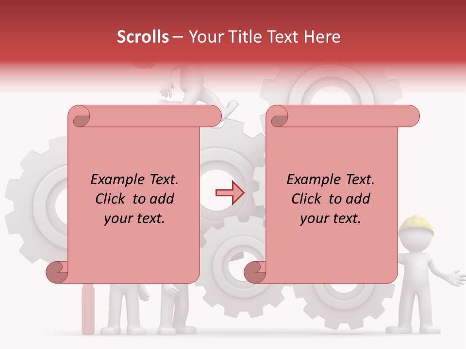 Industry Illustration Mechanism PowerPoint Template