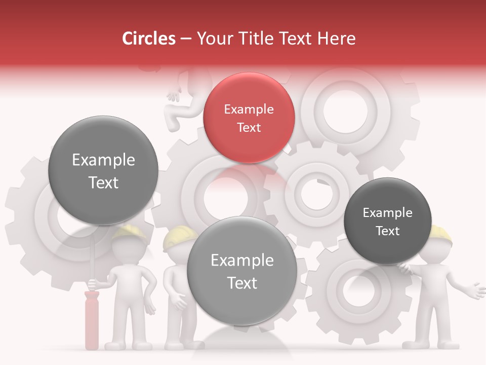 Industry Illustration Mechanism PowerPoint Template