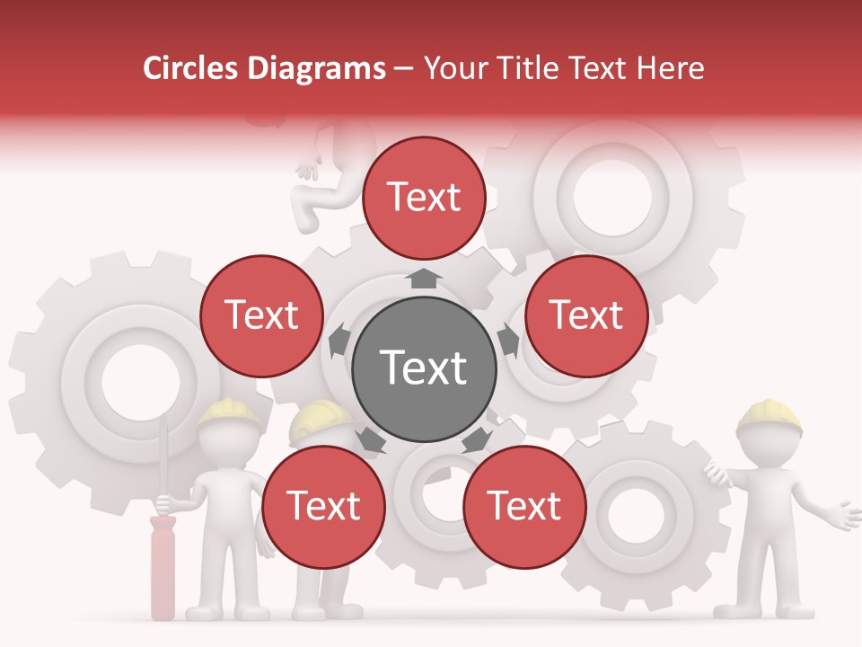 Industry Illustration Mechanism PowerPoint Template