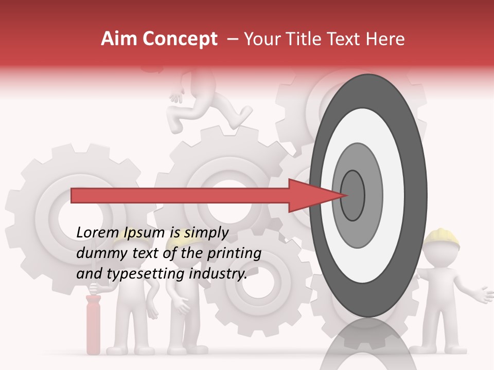 Industry Illustration Mechanism PowerPoint Template