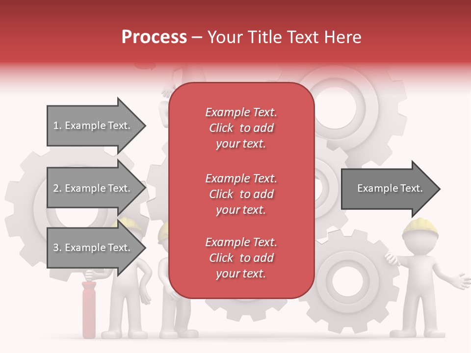 Industry Illustration Mechanism PowerPoint Template