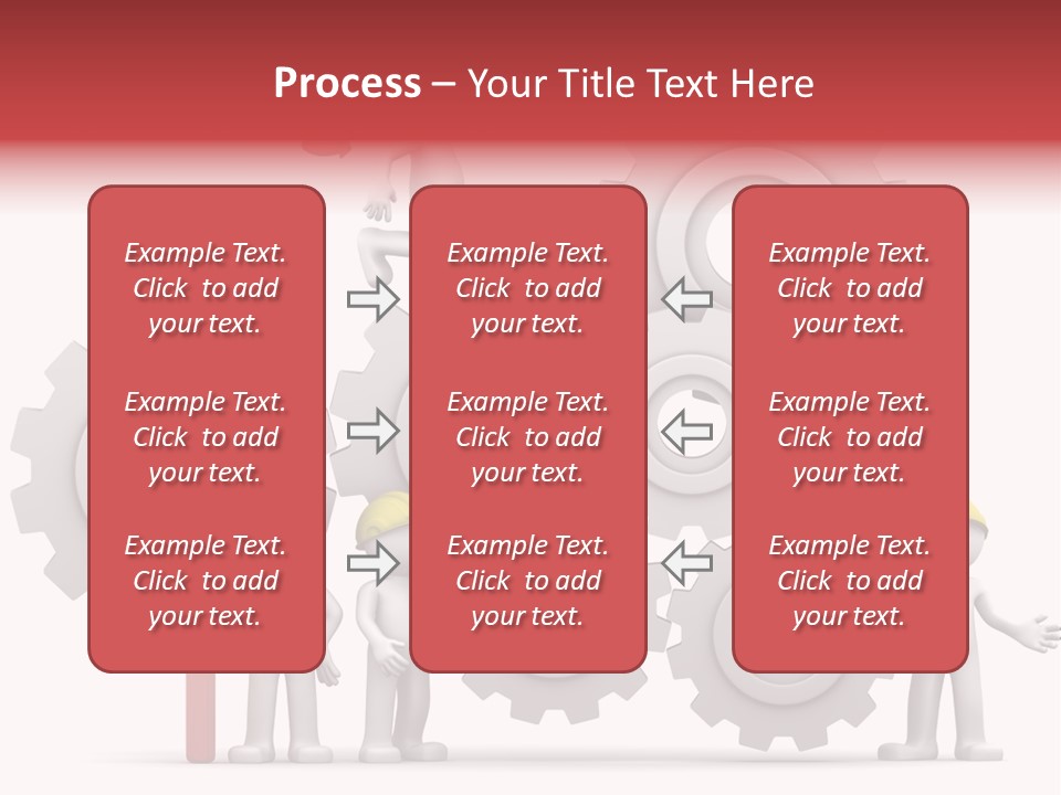 Industry Illustration Mechanism PowerPoint Template