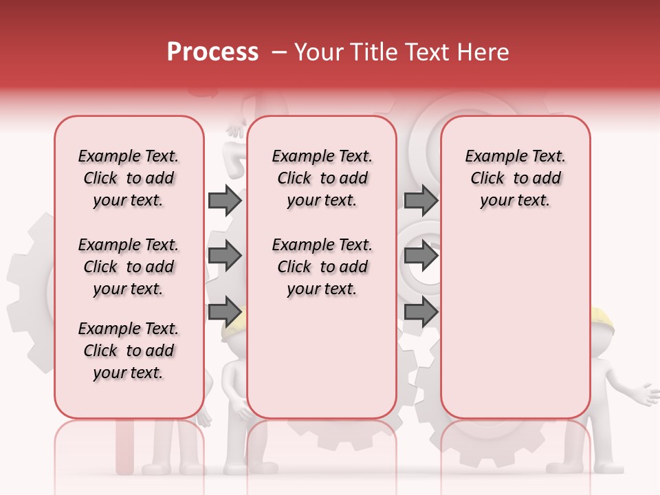 Industry Illustration Mechanism PowerPoint Template