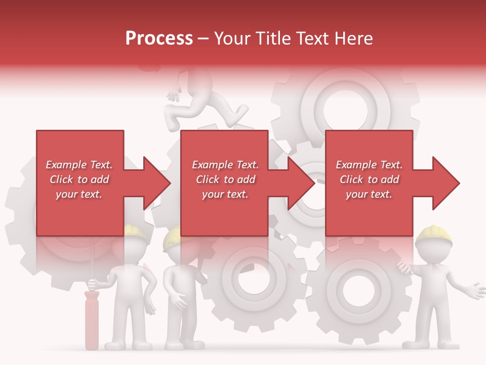 Industry Illustration Mechanism PowerPoint Template