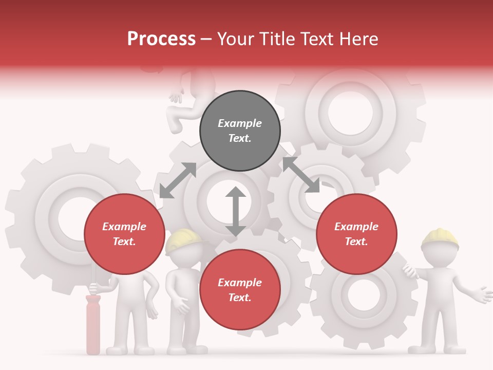 Industry Illustration Mechanism PowerPoint Template