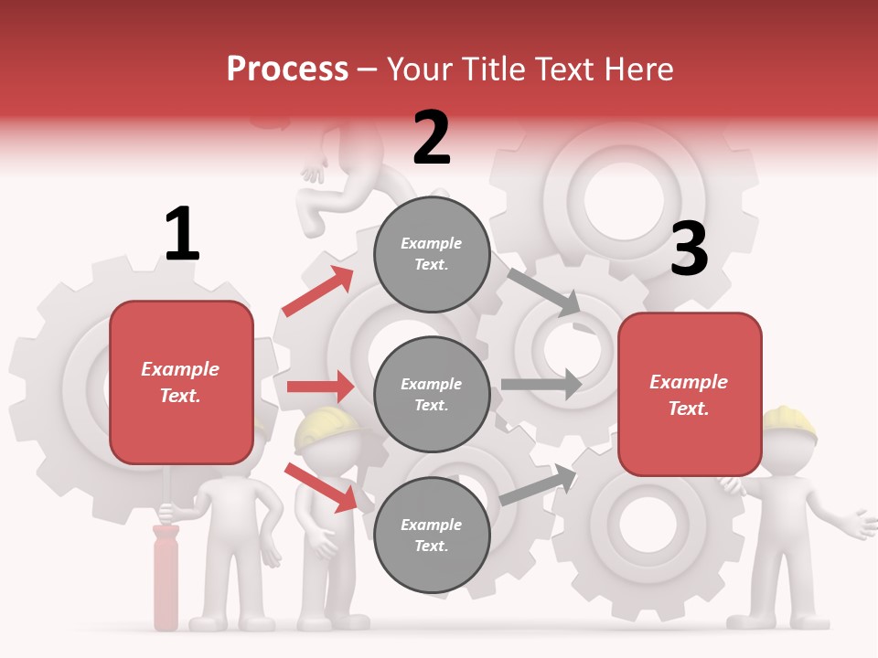 Industry Illustration Mechanism PowerPoint Template