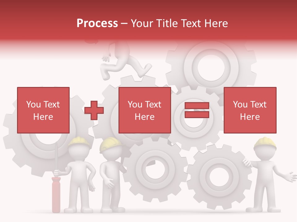 Industry Illustration Mechanism PowerPoint Template