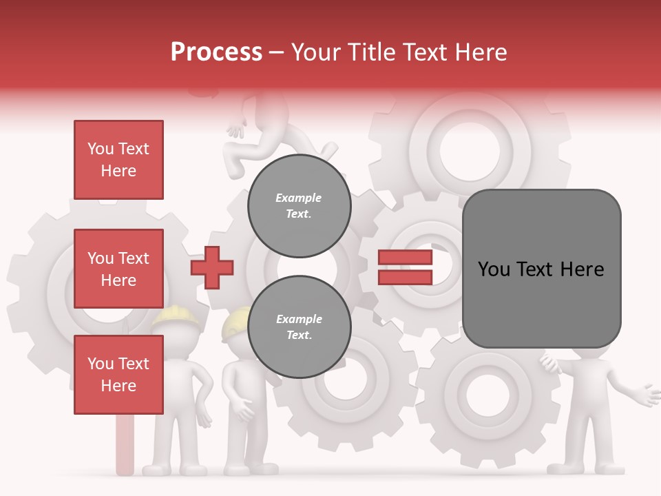 Industry Illustration Mechanism PowerPoint Template