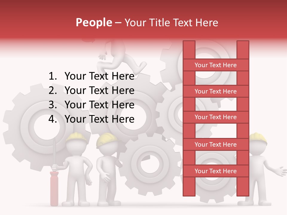 Industry Illustration Mechanism PowerPoint Template