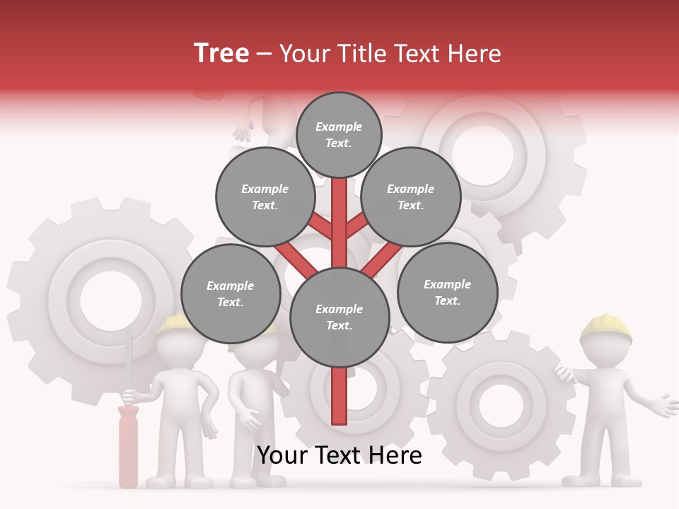Industry Illustration Mechanism PowerPoint Template