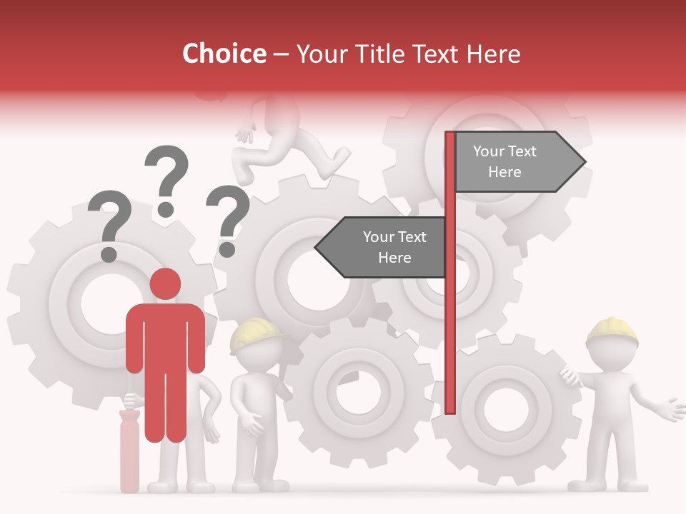 Industry Illustration Mechanism PowerPoint Template