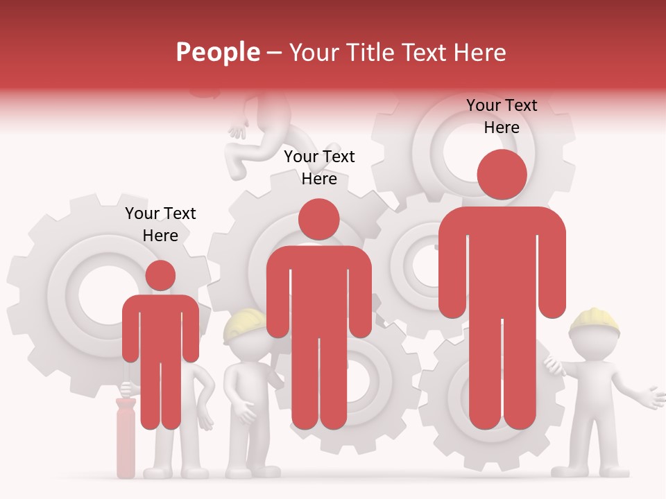 Industry Illustration Mechanism PowerPoint Template