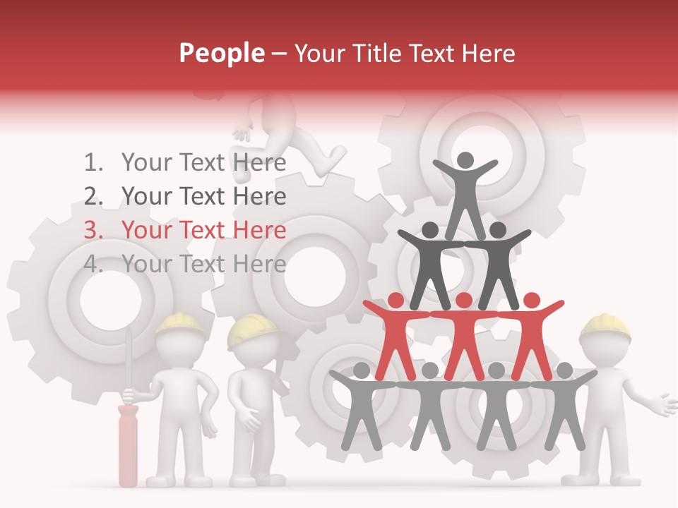Industry Illustration Mechanism PowerPoint Template