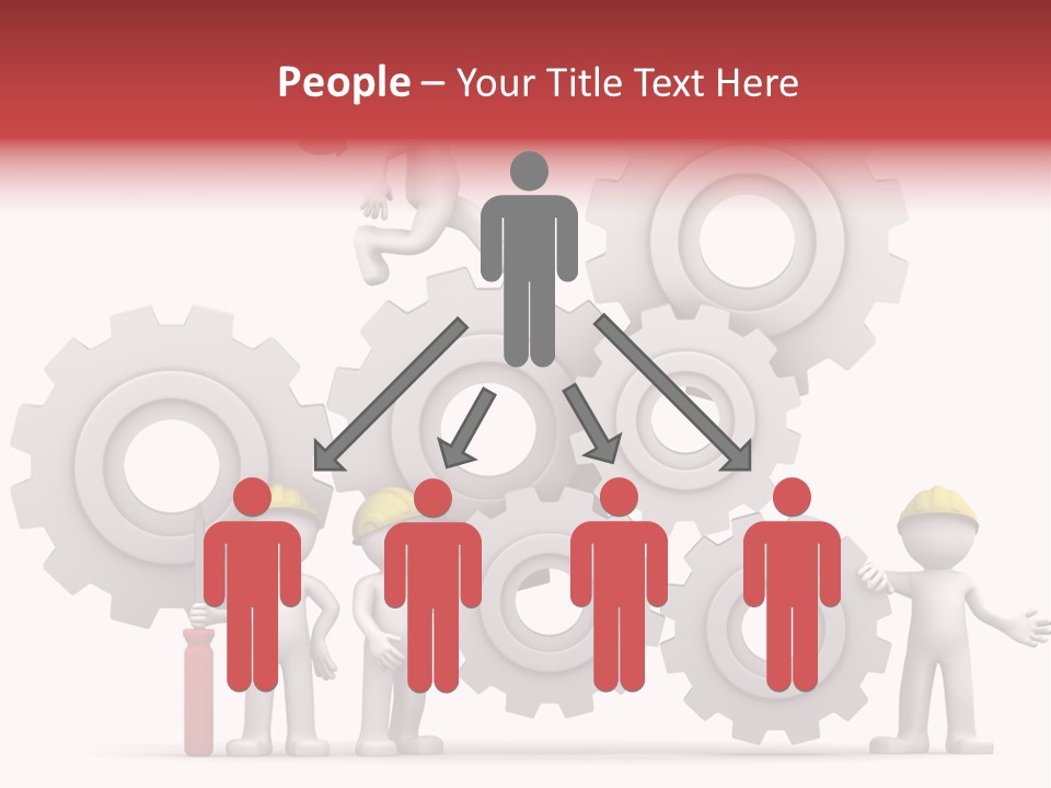 Industry Illustration Mechanism PowerPoint Template
