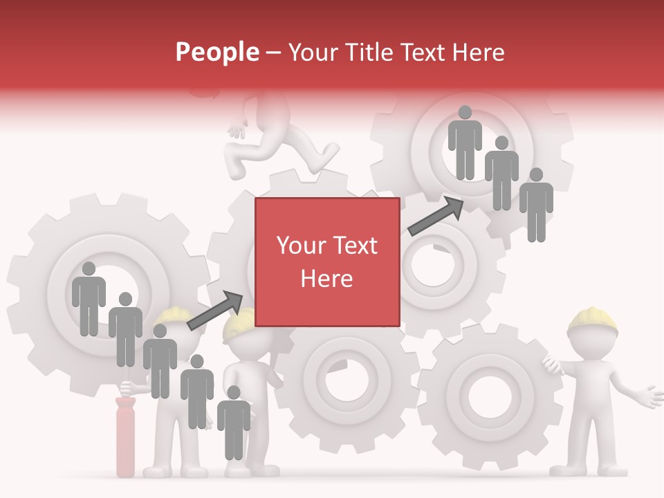 Industry Illustration Mechanism PowerPoint Template