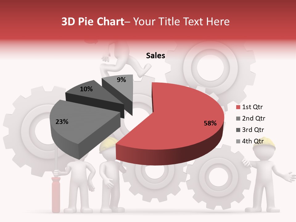 Industry Illustration Mechanism PowerPoint Template