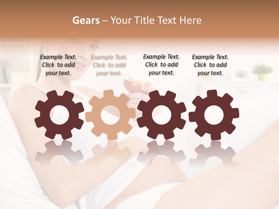 Cloth Surprise Automobile PowerPoint Template