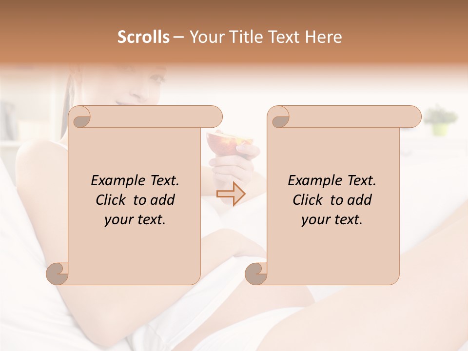 Cloth Surprise Automobile PowerPoint Template