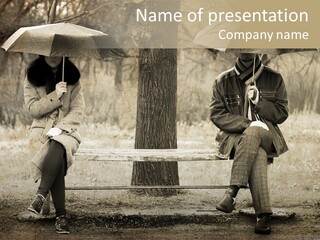 Male Rain Female PowerPoint Template