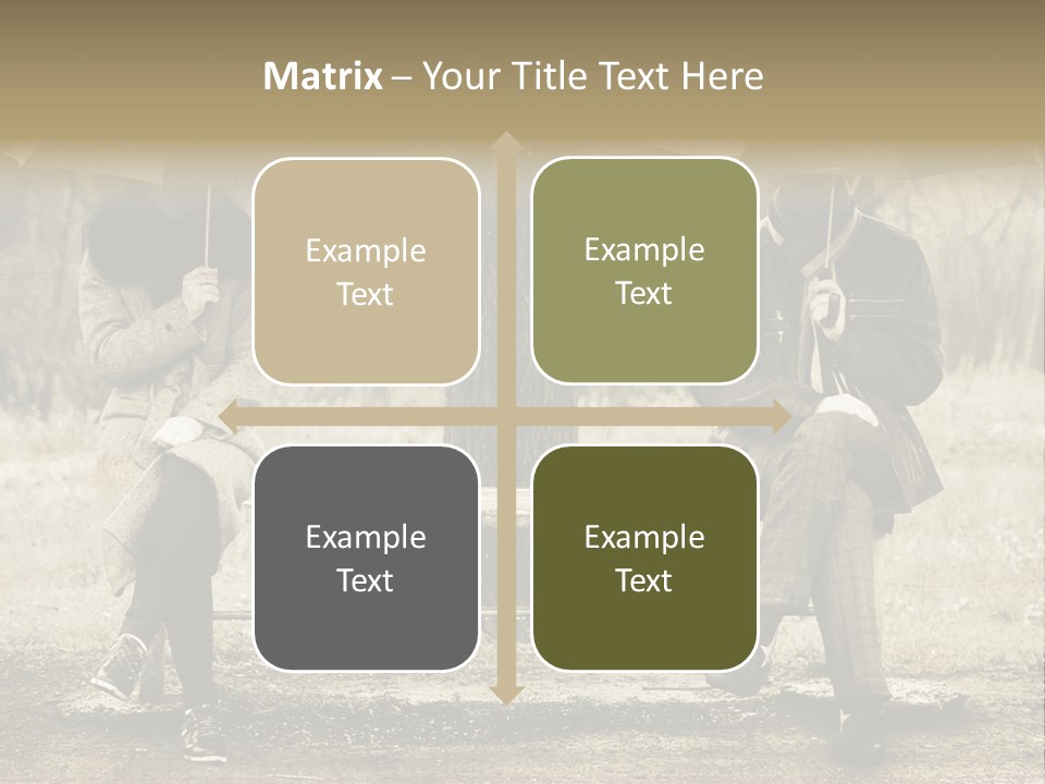 Male Rain Female PowerPoint Template