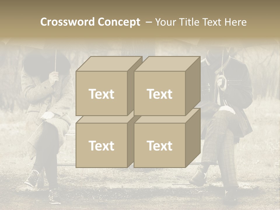 Male Rain Female PowerPoint Template