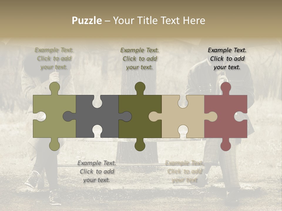 Male Rain Female PowerPoint Template