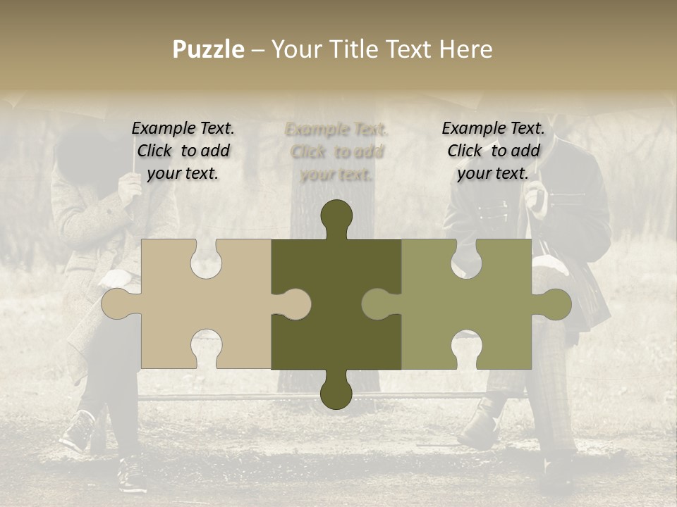 Male Rain Female PowerPoint Template