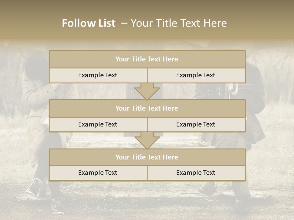 Male Rain Female PowerPoint Template