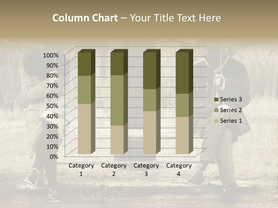 Male Rain Female PowerPoint Template