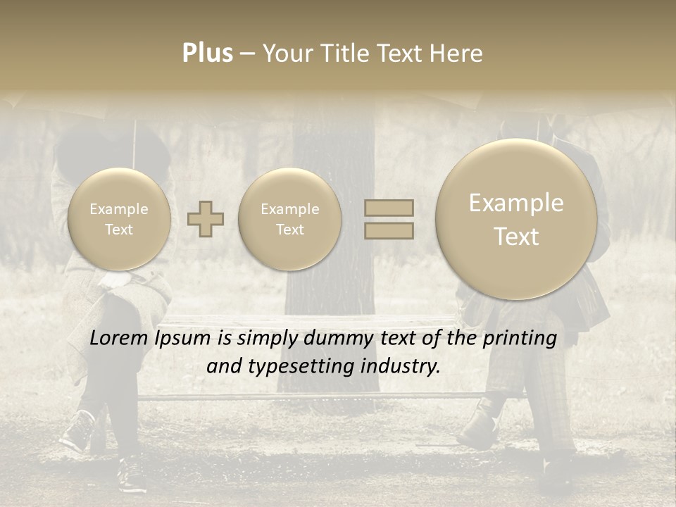 Male Rain Female PowerPoint Template