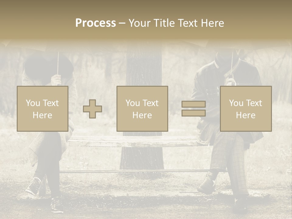 Male Rain Female PowerPoint Template