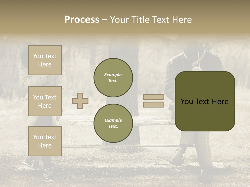 Male Rain Female PowerPoint Template