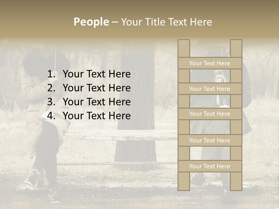 Male Rain Female PowerPoint Template