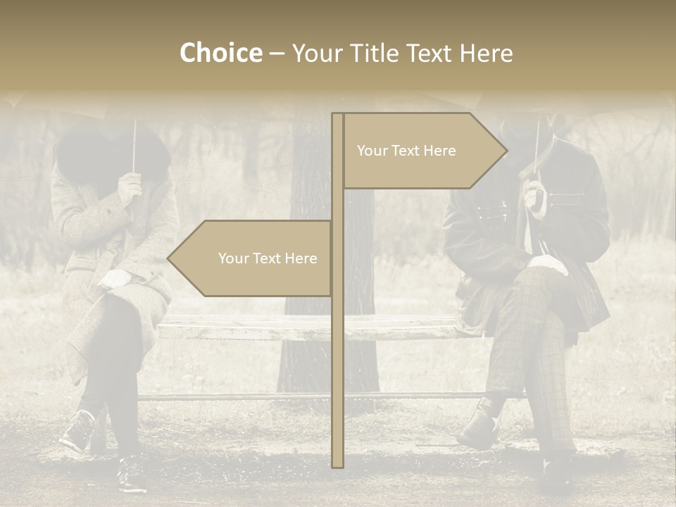 Male Rain Female PowerPoint Template