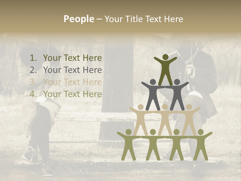 Male Rain Female PowerPoint Template