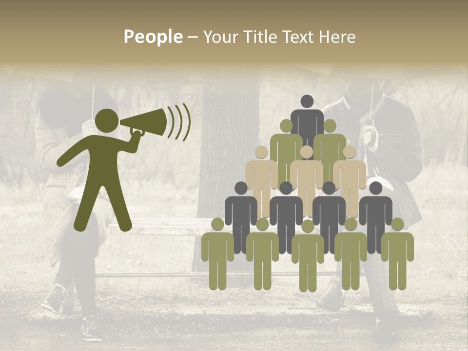 Male Rain Female PowerPoint Template