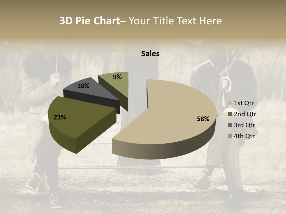 Male Rain Female PowerPoint Template