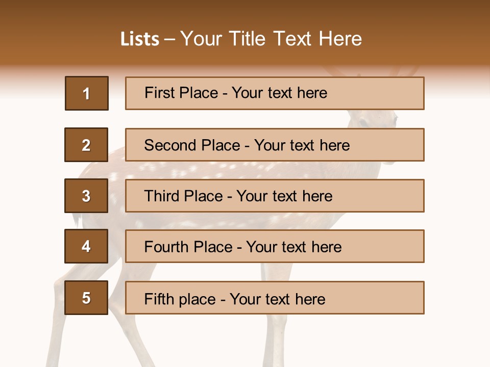 Wildlife Nature Cute PowerPoint Template