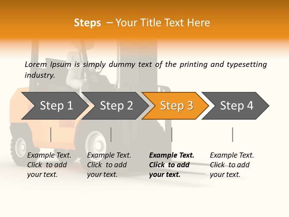 Render Stack Yellow PowerPoint Template