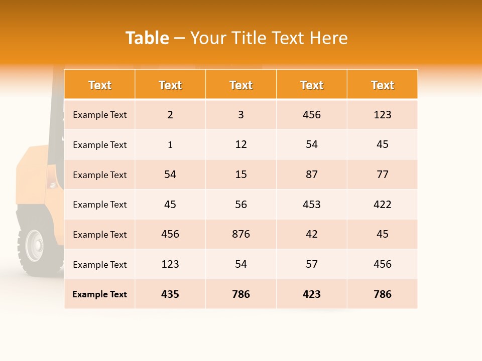Render Stack Yellow PowerPoint Template