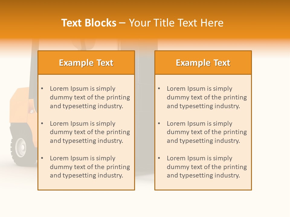 Render Stack Yellow PowerPoint Template