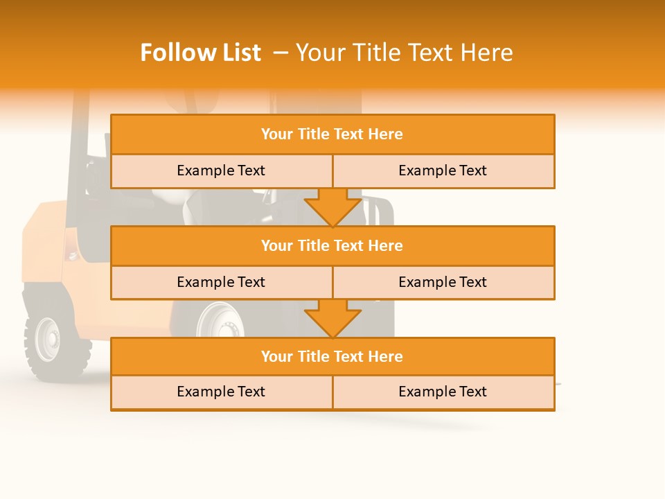 Render Stack Yellow PowerPoint Template