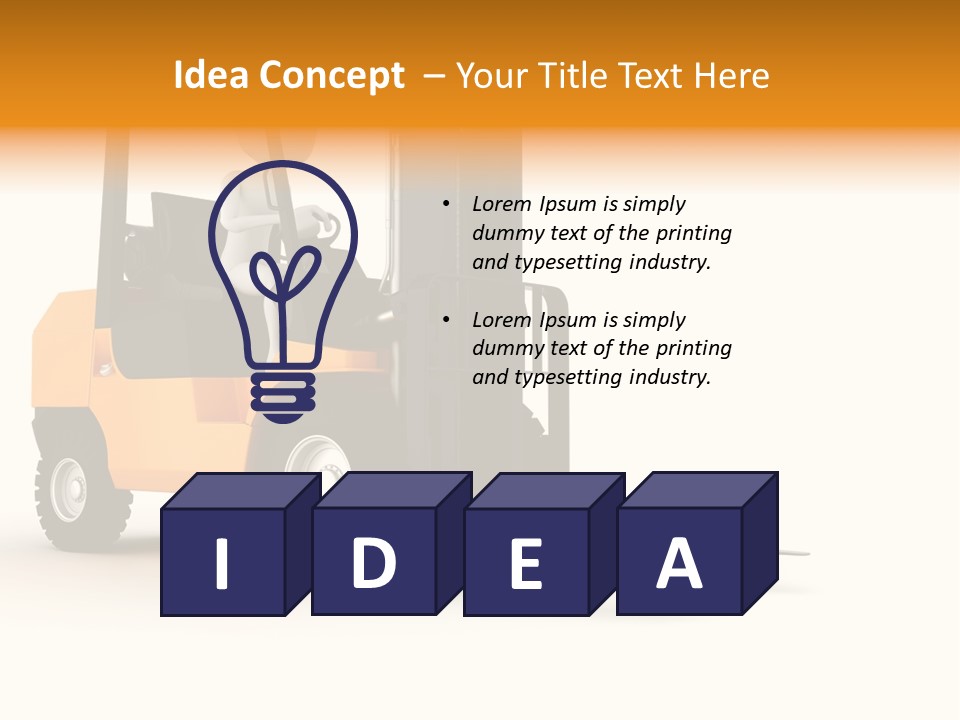 Render Stack Yellow PowerPoint Template