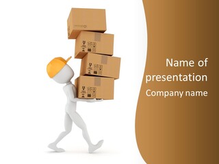 Package Cargo Pack PowerPoint Template