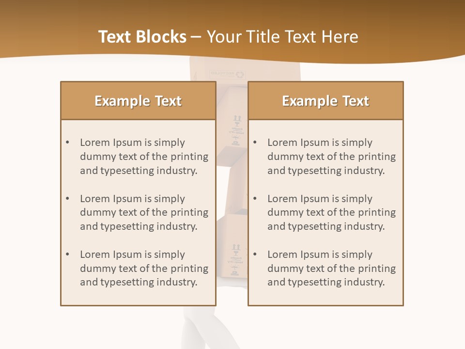 Package Cargo Pack PowerPoint Template
