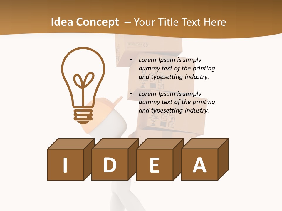 Package Cargo Pack PowerPoint Template