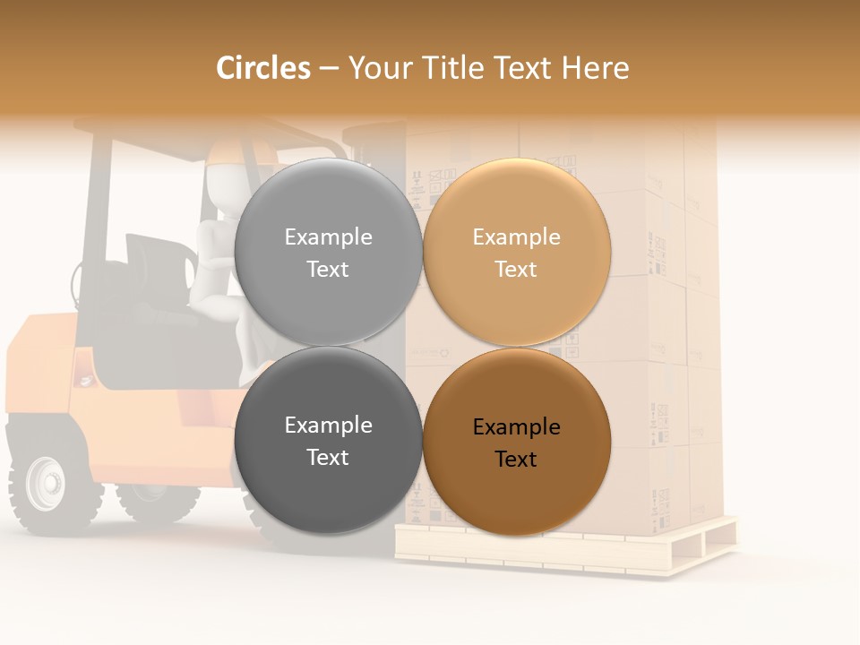 Lift Merchandise Equipment PowerPoint Template