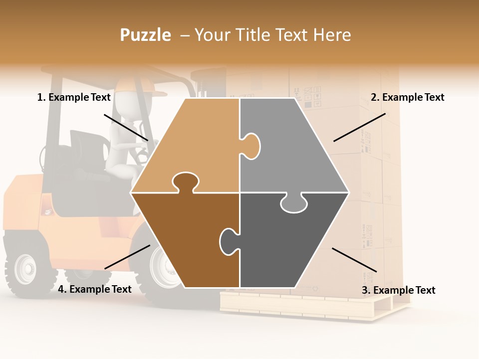 Lift Merchandise Equipment PowerPoint Template